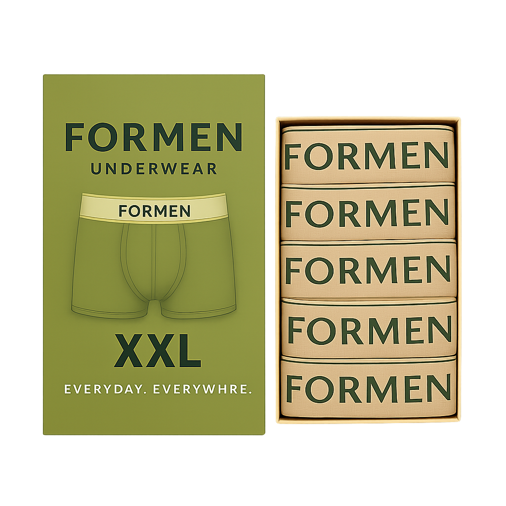 FORMEN Boxer Briefs 5Packs (Best Value Pack)
