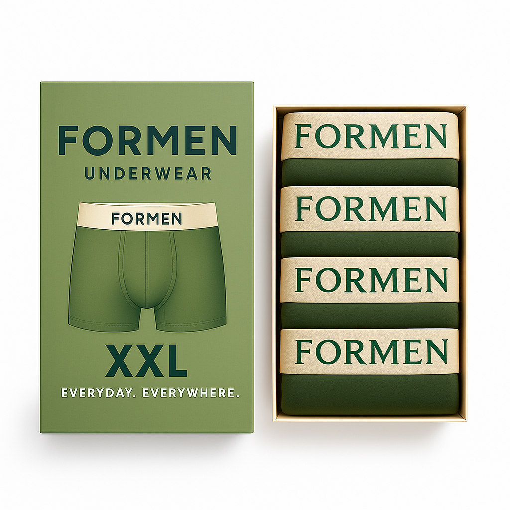 FORMEN Boxer Briefs Packs 4Pack