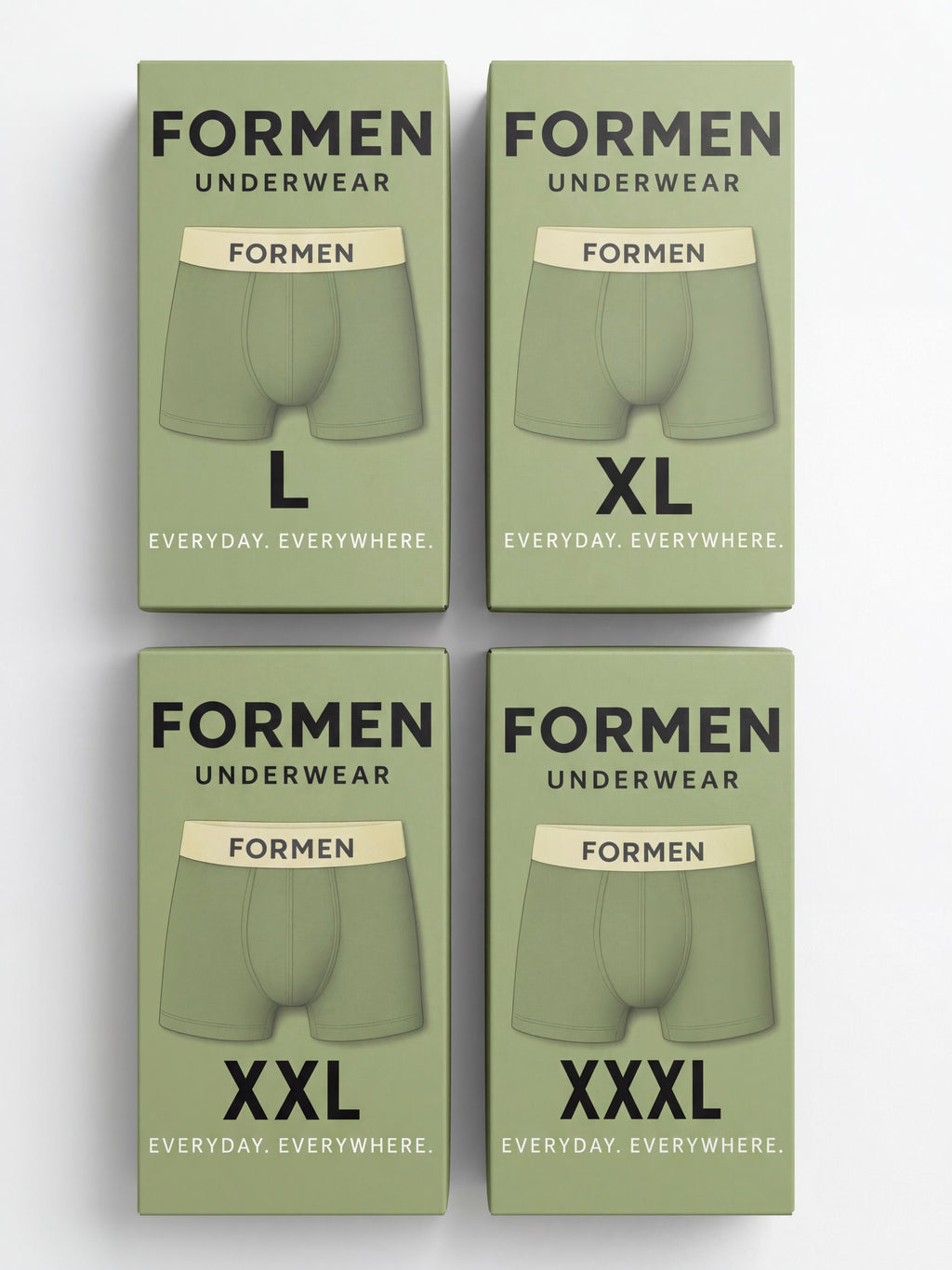 FORMEN Boxer Briefs 5Packs (Best Value Pack)