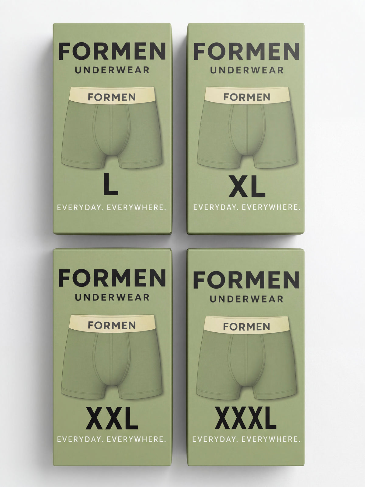 FORMEN Boxer Briefs 5Packs (Best Value Pack)